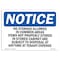 Signmission OSHA Notice, 5" Height, No Storage Allowed In Common Areas Items Sign, 7" X 5", Landscape OS-NS-D-57-L-14855 - alternate 1